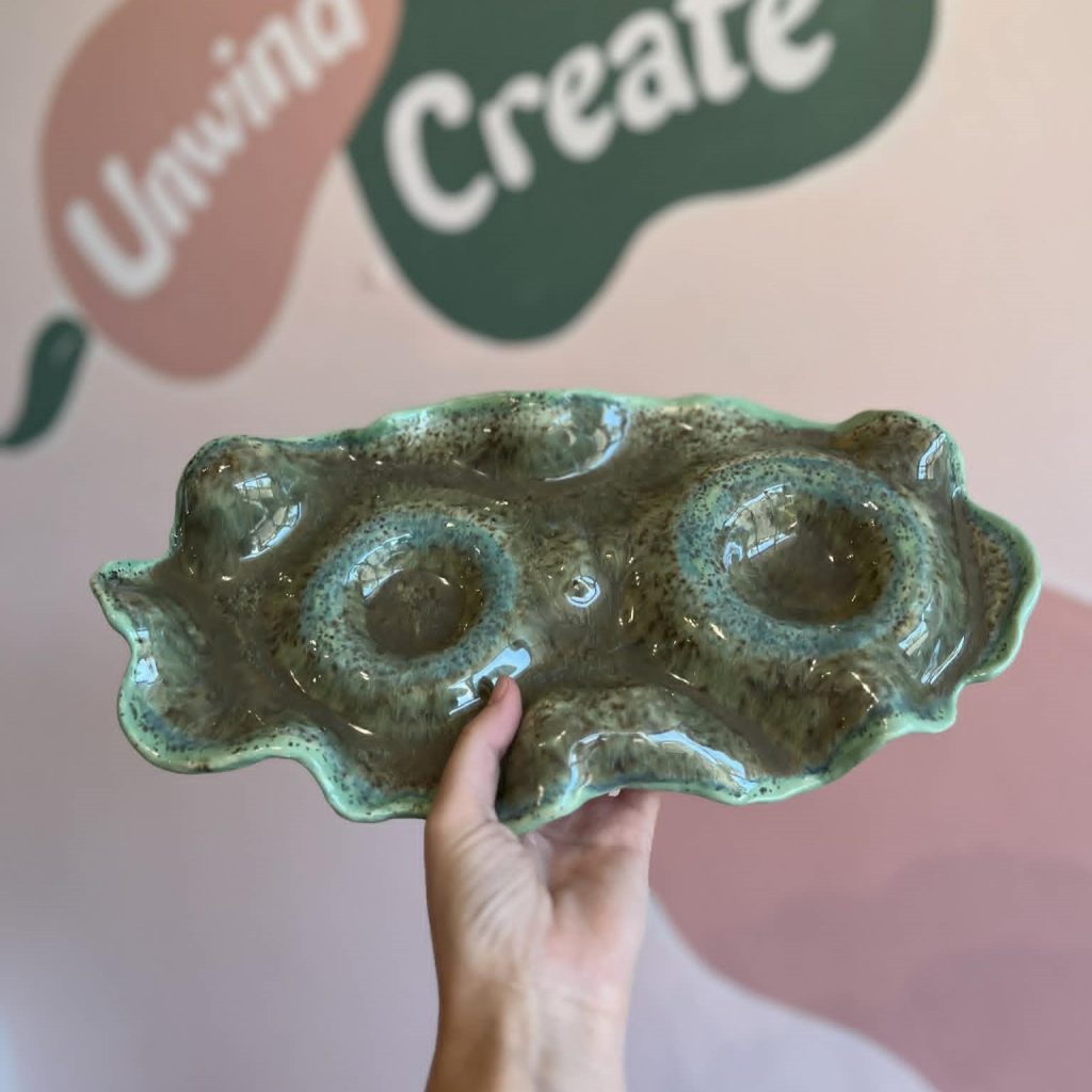 Clay workshop for serving platter Wollongong