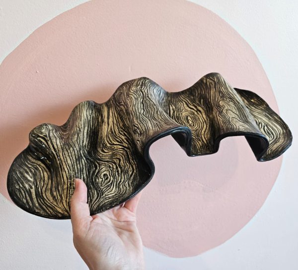 Make a ceramic serving platter
